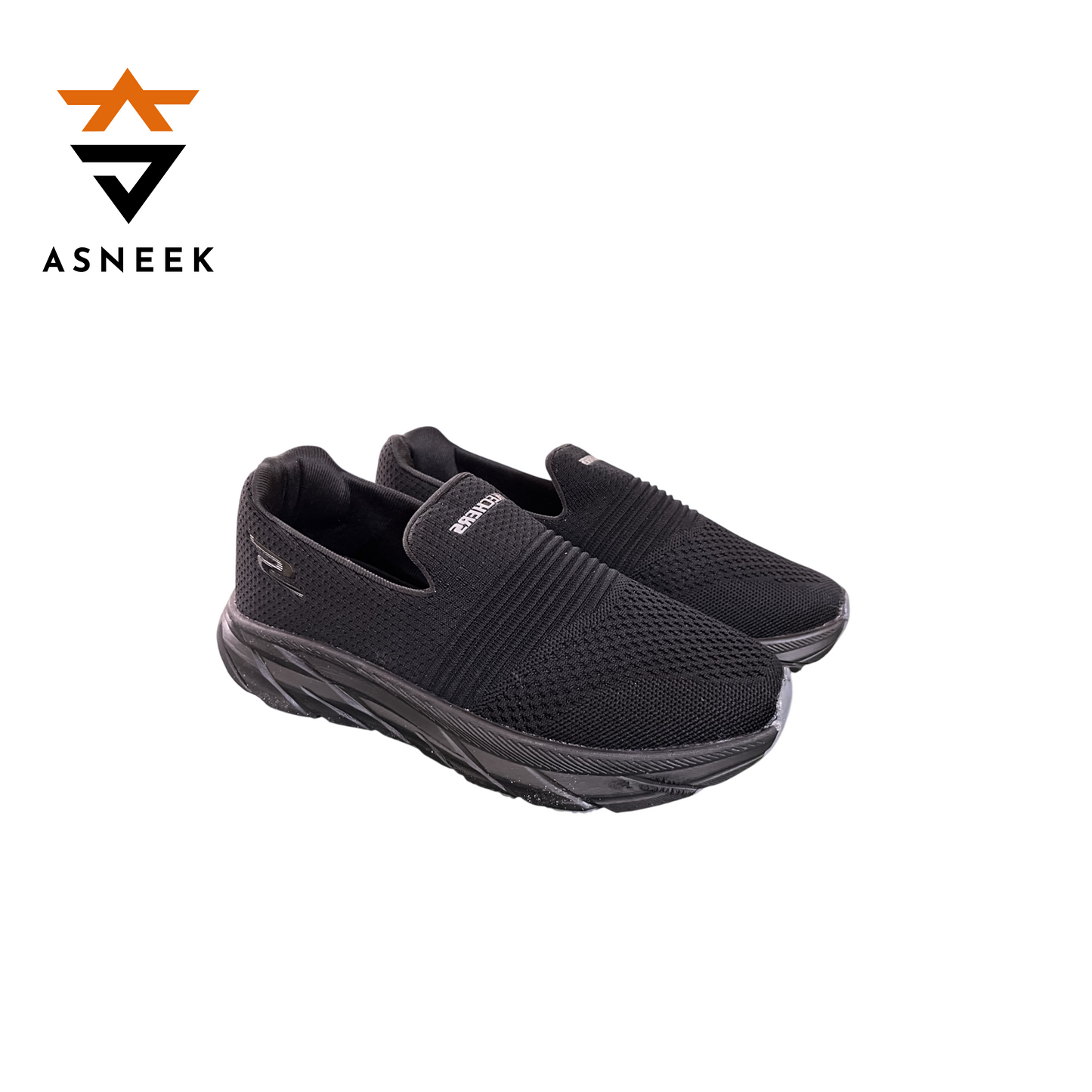 Skechers Black Slip-On Walking Shoes